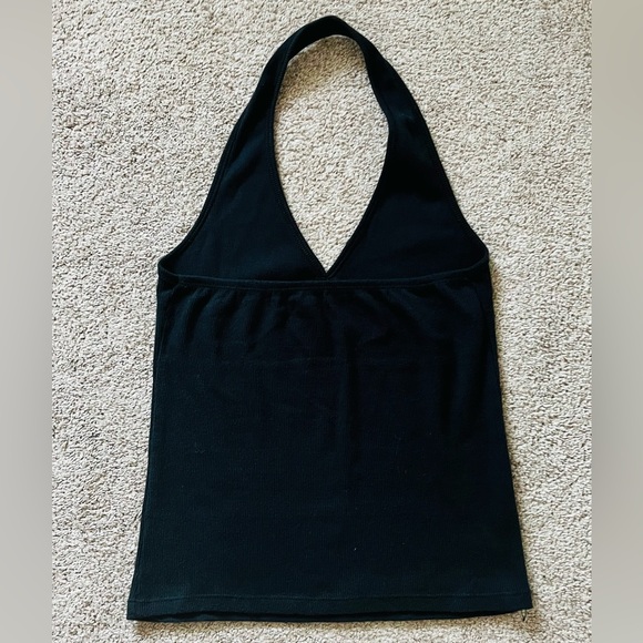 Black Ribbed Tank Top - Picture 2 of 2